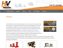 Tablet Screenshot of houstonvibrator.com